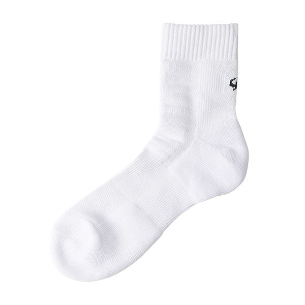 PHITEN medium length sports socks white, foot length 25-27 cm, 2 pairs