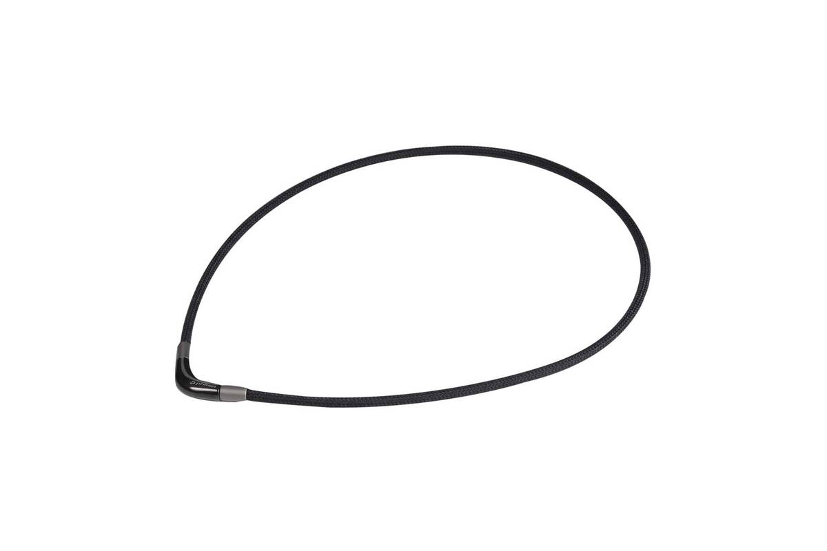 PHITEN RAKUWA kaklo vėrinys juodas, 50 cm