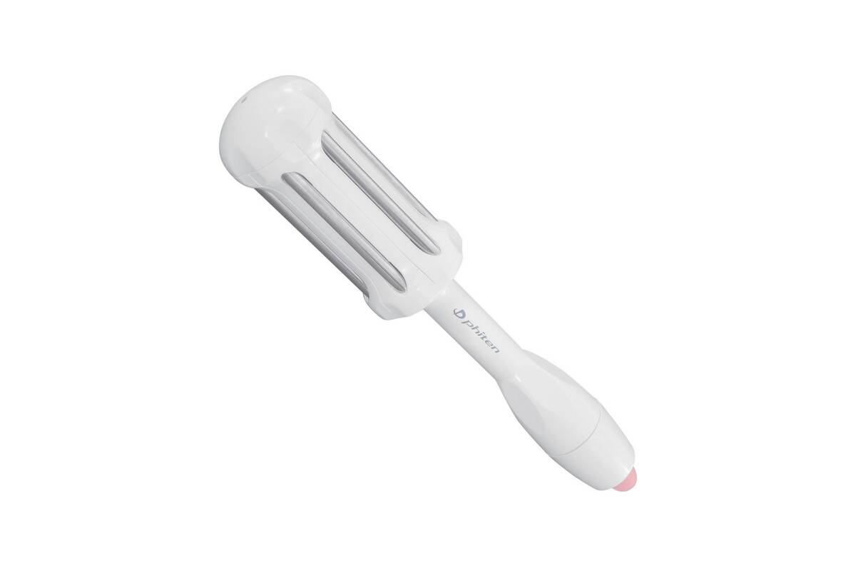 PHITEN veido ir kūno masažuoklis su titanu baltas